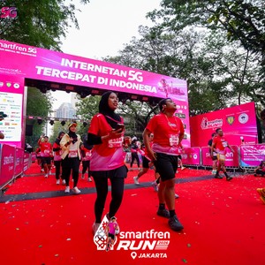 Race photo from SMARTFREN RUN 2026