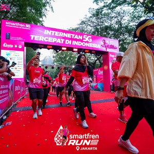 Race photo from SMARTFREN RUN 2026
