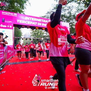 Race photo from SMARTFREN RUN 2026