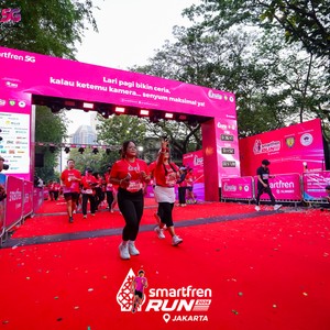 Race photo from SMARTFREN RUN 2026