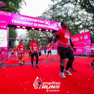 Race photo from SMARTFREN RUN 2026