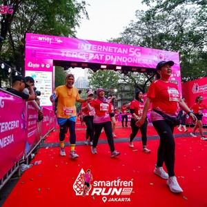Race photo from SMARTFREN RUN 2026