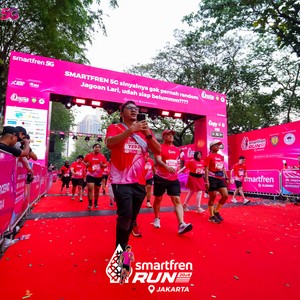 Race photo from SMARTFREN RUN 2026
