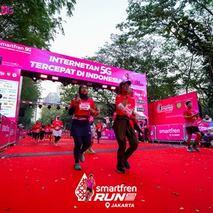 Race photo from SMARTFREN RUN 2026