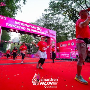 Race photo from SMARTFREN RUN 2026