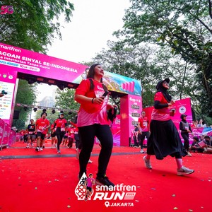 Race photo from SMARTFREN RUN 2026