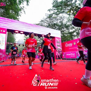 Race photo from SMARTFREN RUN 2026