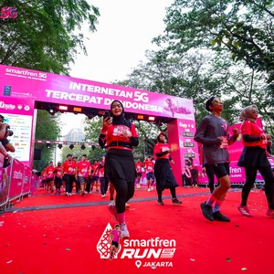 Race photo from SMARTFREN RUN 2026