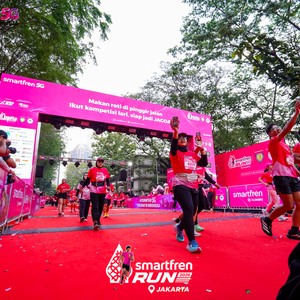 Race photo from SMARTFREN RUN 2026