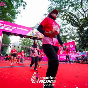 Race photo from SMARTFREN RUN 2026