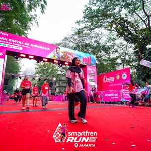Race photo from SMARTFREN RUN 2026