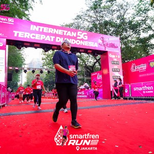 Race photo from SMARTFREN RUN 2026