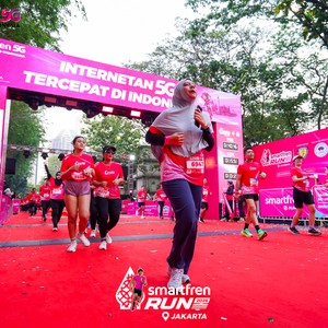 Race photo from SMARTFREN RUN 2026
