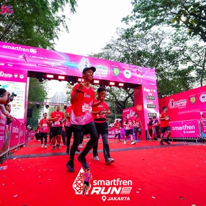 Race photo from SMARTFREN RUN 2026
