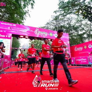 Race photo from SMARTFREN RUN 2026
