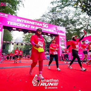Race photo from SMARTFREN RUN 2026