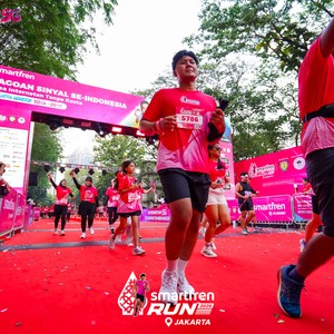 Race photo from SMARTFREN RUN 2026