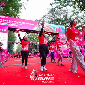 Race photo from SMARTFREN RUN 2026
