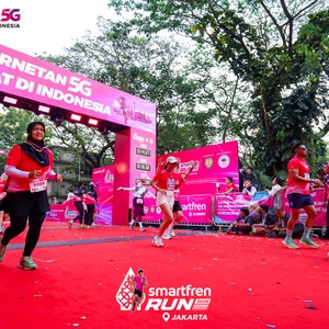 Race photo from SMARTFREN RUN 2026