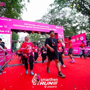 Race photo from SMARTFREN RUN 2026