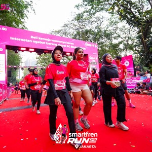 Race photo from SMARTFREN RUN 2026