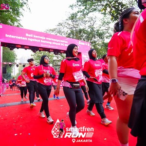Race photo from SMARTFREN RUN 2026