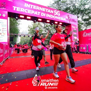 Race photo from SMARTFREN RUN 2026