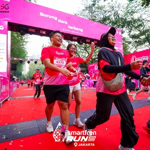 Race photo from SMARTFREN RUN 2026