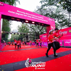 Race photo from SMARTFREN RUN 2026