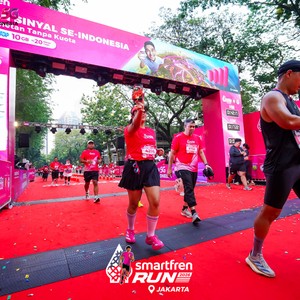 Race photo from SMARTFREN RUN 2026