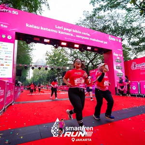 Race photo from SMARTFREN RUN 2026