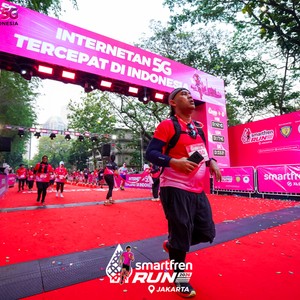 Race photo from SMARTFREN RUN 2026