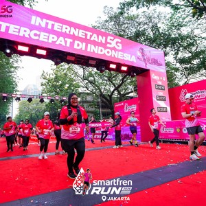 Race photo from SMARTFREN RUN 2026