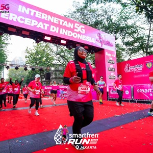 Race photo from SMARTFREN RUN 2026