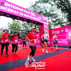 Race photo from SMARTFREN RUN 2026