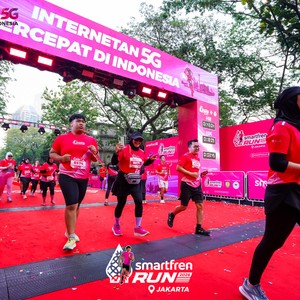 Race photo from SMARTFREN RUN 2026