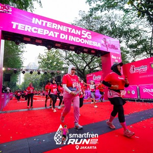 Race photo from SMARTFREN RUN 2026