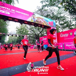 Race photo from SMARTFREN RUN 2026