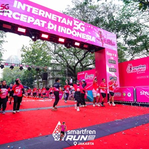 Race photo from SMARTFREN RUN 2026