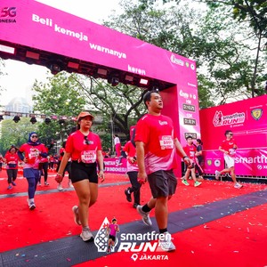 Race photo from SMARTFREN RUN 2026