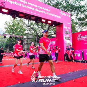 Race photo from SMARTFREN RUN 2026