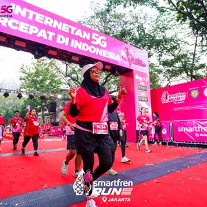 Race photo from SMARTFREN RUN 2026