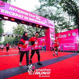 Race photo from SMARTFREN RUN 2026