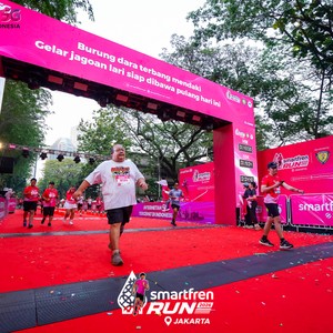 Race photo from SMARTFREN RUN 2026