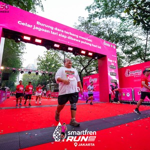 Race photo from SMARTFREN RUN 2026