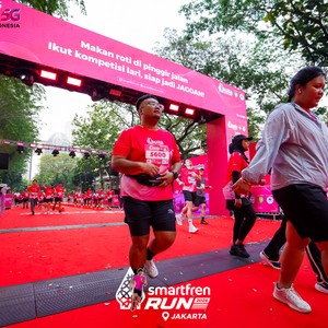 Race photo from SMARTFREN RUN 2026