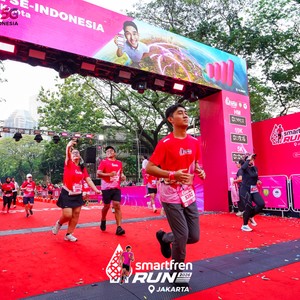 Race photo from SMARTFREN RUN 2026