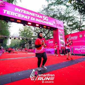 Race photo from SMARTFREN RUN 2026