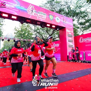 Race photo from SMARTFREN RUN 2026