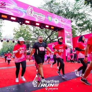 Race photo from SMARTFREN RUN 2026